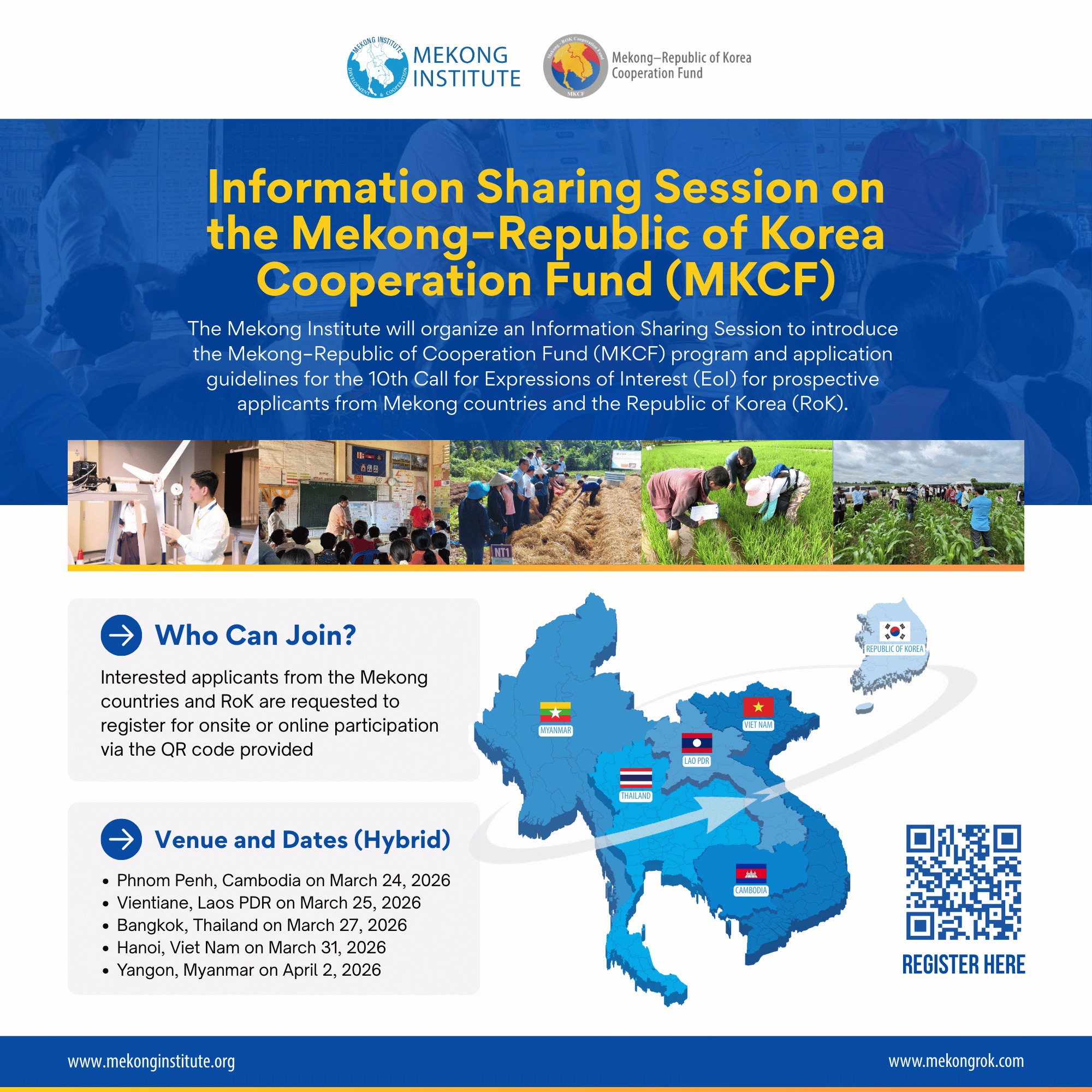 Information Sharing Session on the Mekong–Republic of Korea Cooperation Fund (MKCF)