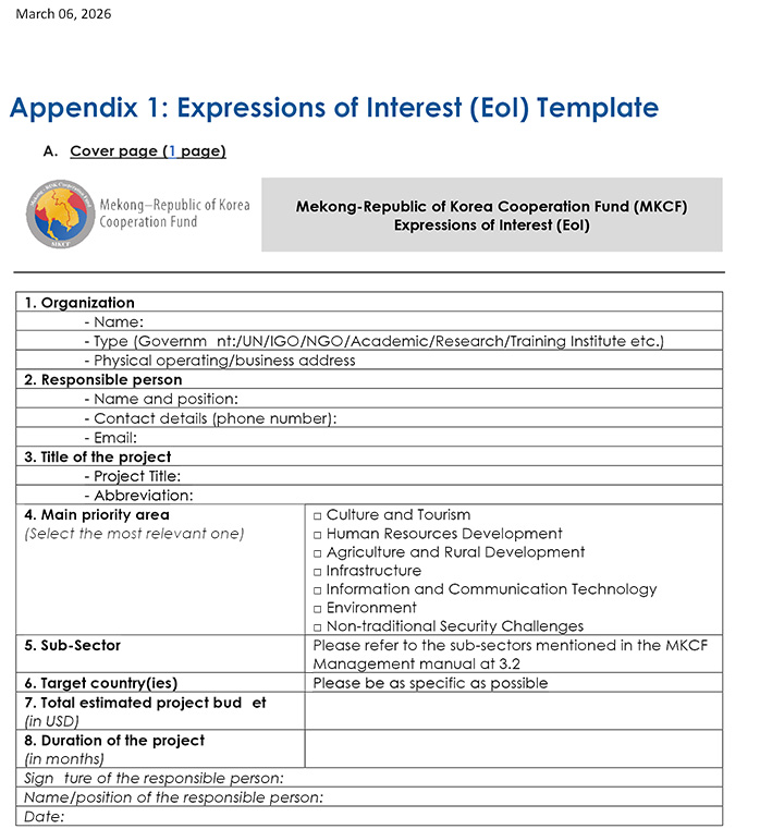 EOI Template Call 10th MKCF